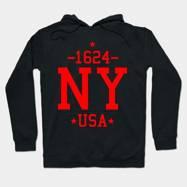 new york Hoodie by BekimART